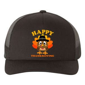 Happy Thanksgiving S For Pilgrim Turkey Yupoong Adult 5-Panel Trucker Hat