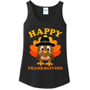 Happy Thanksgiving S For Pilgrim Turkey Ladies Essential Tank