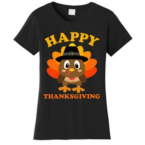 Happy Thanksgiving S For Pilgrim Turkey Women's T-Shirt