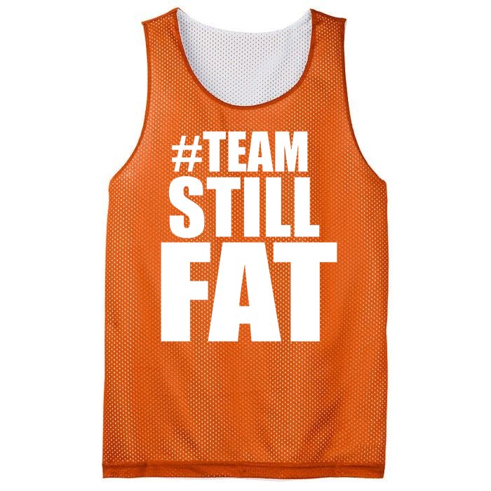 Hashtag Team Still Fat Mesh Reversible Basketball Jersey Tank