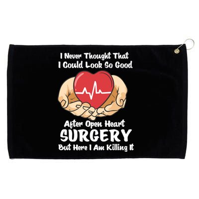 Heart Transplant Survivor Heart Bypass Open Heart Surgery Gift Grommeted Golf Towel