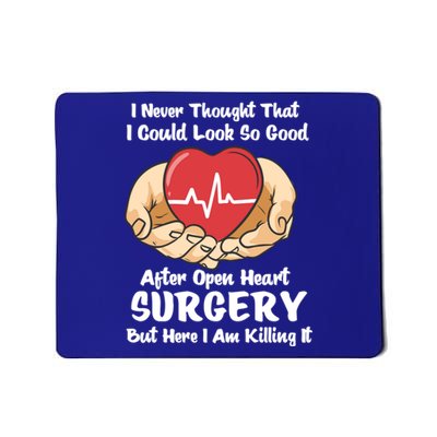 Heart Transplant Survivor Heart Bypass Open Heart Surgery Gift Mousepad