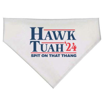 Hawk Tuah Spit On That Thang Funny USA-Made Doggie Bandana