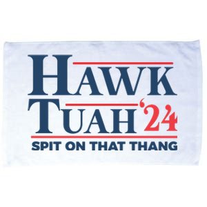 Hawk Tuah Spit On That Thang Funny Microfiber Hand Towel