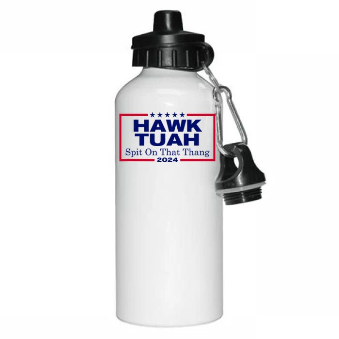 Hawk Tush Spit On That Thang Funny 2024 Election Aluminum Water Bottle