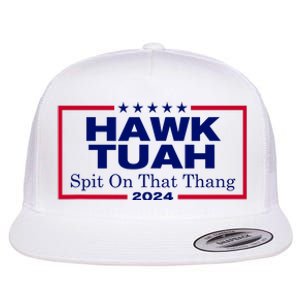 Hawk Tush Spit On That Thang Funny 2024 Election Flat Bill Trucker Hat