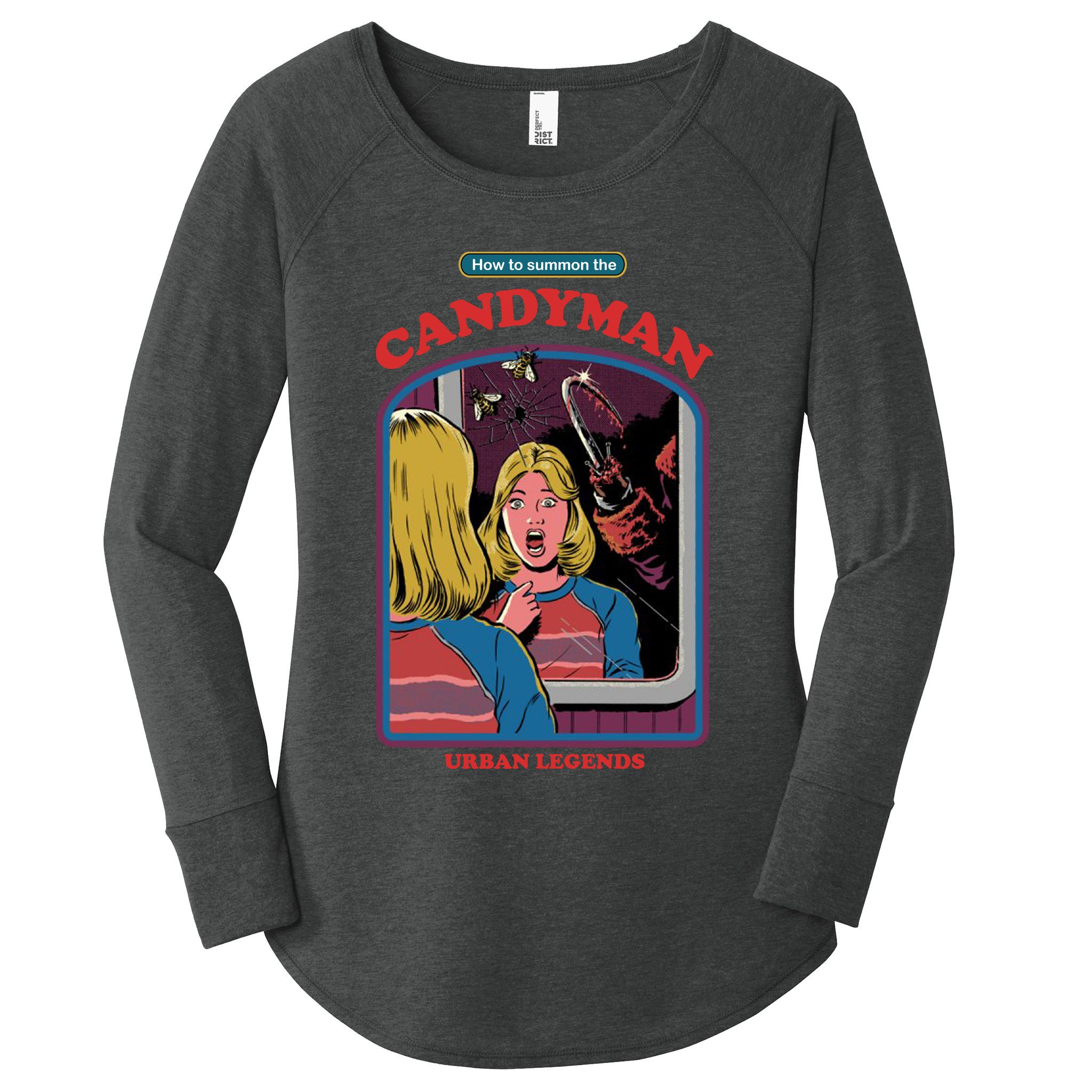 How To Summon The Candy Man Women's Perfect Tri Tunic Long Sleeve Shirt