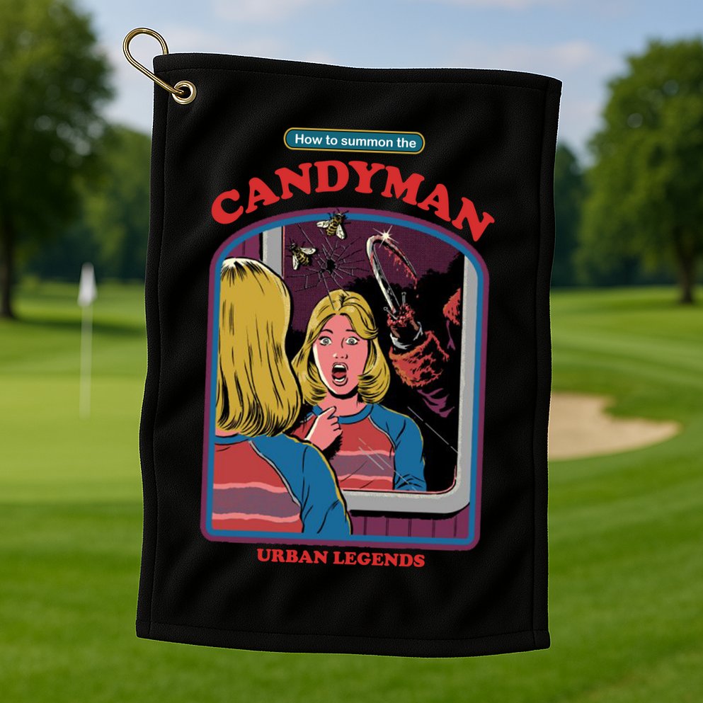 How To Summon The Candy Man Golf Towel