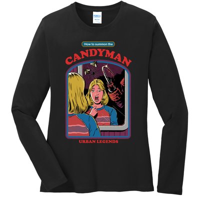 How To Summon The Candy Man Ladies Long Sleeve Shirt