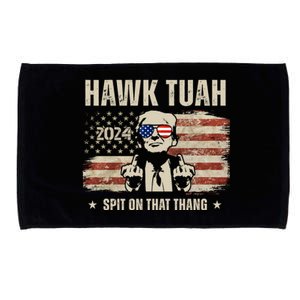 Hawk Tuah Spit On That Thang 2024 Usa Trump Microfiber Hand Towel