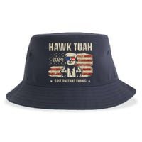 Hawk Tuah Spit On That Thang 2024 Usa Trump Sustainable Bucket Hat