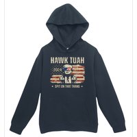 Hawk Tuah Spit On That Thang 2024 Usa Trump Urban Pullover Hoodie