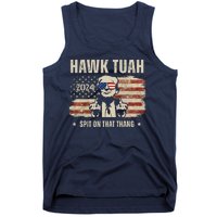 Hawk Tuah Spit On That Thang 2024 Usa Trump Tank Top