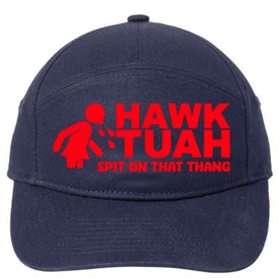 Hawk Tuah Spit On That Thang 7-Panel Snapback Hat