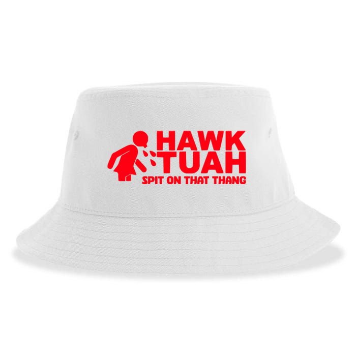 Hawk Tuah Spit On That Thang Sustainable Bucket Hat