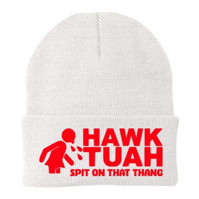 Hawk Tuah Spit On That Thang Knit Cap Winter Beanie