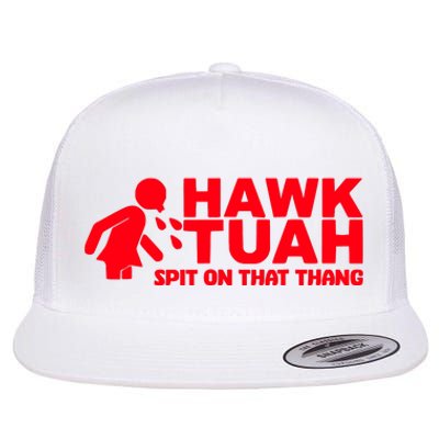 Hawk Tuah Spit On That Thang Flat Bill Trucker Hat