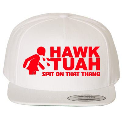 Hawk Tuah Spit On That Thang Wool Snapback Cap