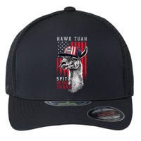 Hawk Tush Spit On That Thing Funny Llama July 4th Flexfit Unipanel Trucker Cap