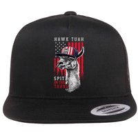 Hawk Tush Spit On That Thing Funny Llama July 4th Flat Bill Trucker Hat