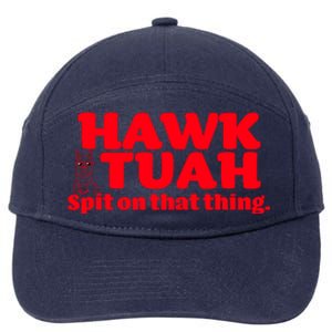 Hawk Tuah Spit On That Thang 7-Panel Snapback Hat