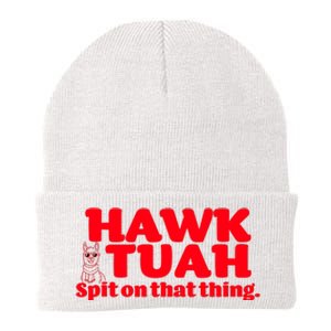 Hawk Tuah Spit On That Thang Knit Cap Winter Beanie