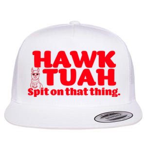 Hawk Tuah Spit On That Thang Flat Bill Trucker Hat