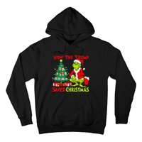 How The Trump Saved Christmas Funny Trump Christmas 2024 Hoodie