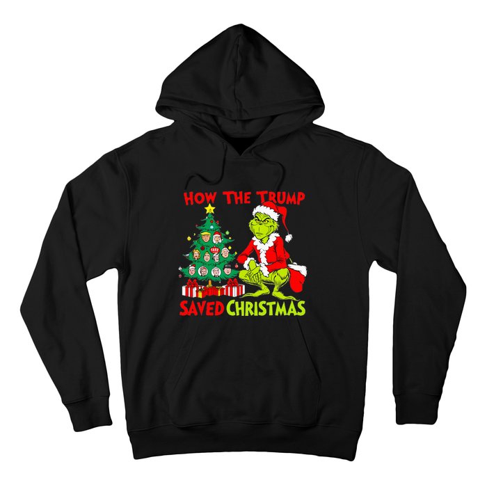 How The Trump Saved Christmas Funny Trump Christmas 2024 Hoodie