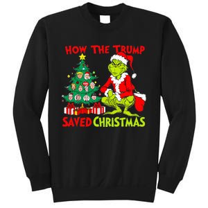 How The Trump Saved Christmas Funny Trump Christmas 2024 Sweatshirt