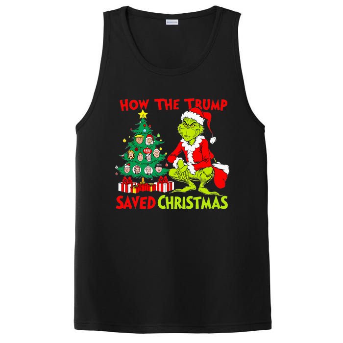 How The Trump Saved Christmas Funny Trump Christmas 2024 PosiCharge Competitor Tank