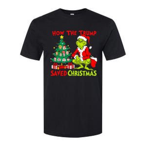 How The Trump Saved Christmas Funny Trump Christmas 2024 Softstyle CVC T-Shirt