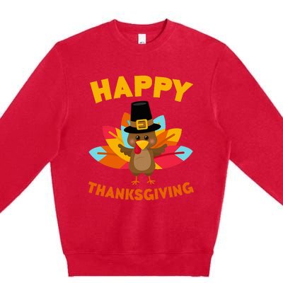 Happy Thanksgiving Thanksgiving Day Premium Crewneck Sweatshirt