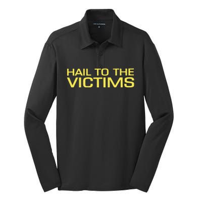 Hail To The Victims Silk Touch Performance Long Sleeve Polo