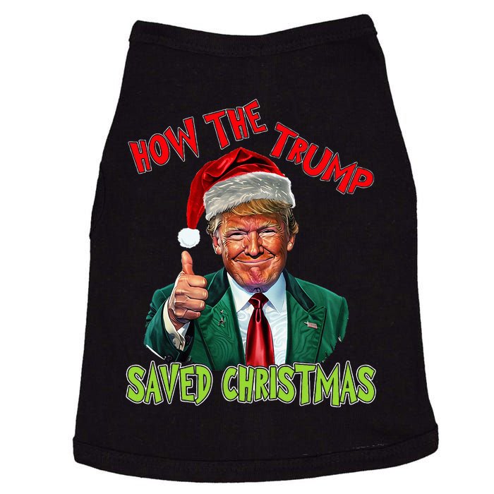 How The Trump Saved Christmas Funny Trump Christmas Doggie Tank