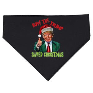 How The Trump Saved Christmas Funny Trump Christmas USA-Made Doggie Bandana