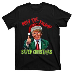 How The Trump Saved Christmas Funny Trump Christmas T-Shirt