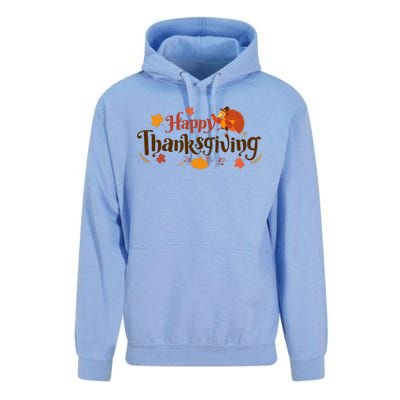 Happy Thanksgiving Turkey Holiday Cute Gift Unisex Surf Hoodie