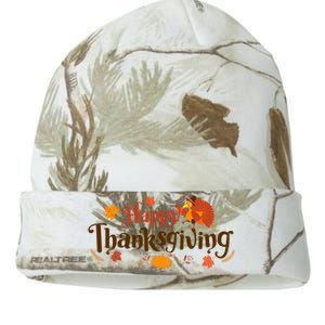 Happy Thanksgiving Turkey Holiday Cute Gift Kati Licensed 12" Camo Beanie