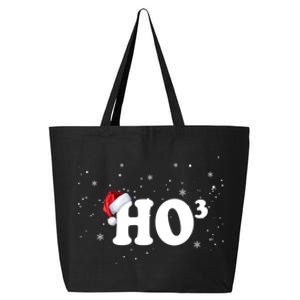 Ho To The Third Power Gift Funny Christmas Ho Ho Ho Gift 25L Jumbo Tote