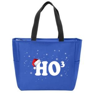 Ho To The Third Power Gift Funny Christmas Ho Ho Ho Gift Zip Tote Bag