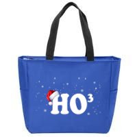 Ho To The Third Power Gift Funny Christmas Ho Ho Ho Gift Zip Tote Bag