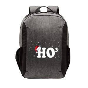 Ho To The Third Power Gift Funny Christmas Ho Ho Ho Gift Vector Backpack