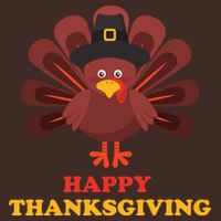 Happy Thanksgiving Turkey Holiday Festive Cooling Performance Crew T-Shirt