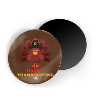 Happy Thanksgiving Turkey Holiday Festive Magnet