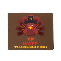 Happy Thanksgiving Turkey Holiday Festive Mousepad