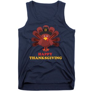 Happy Thanksgiving Turkey Holiday Festive Tank Top