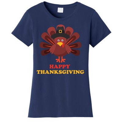 Happy Thanksgiving Turkey Holiday Festive Women's T-Shirt