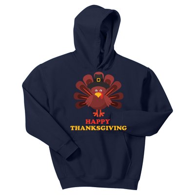 Happy Thanksgiving Turkey Holiday Festive Kids Hoodie