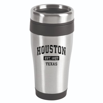 Houston Texas Tx Vintage Sports 16oz Travel Tumbler